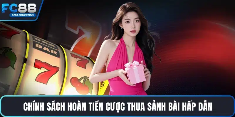 Chính sách hoàn tiền cược thua sảnh bài hấp dẫn