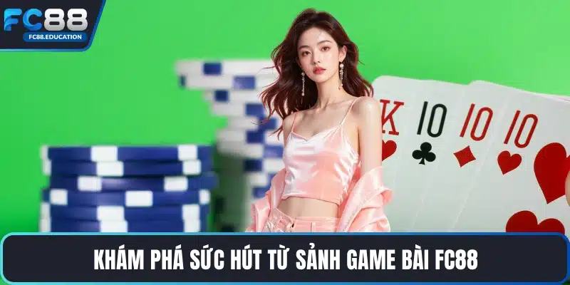 Khám phá sức hút từ sảnh game bài FC88