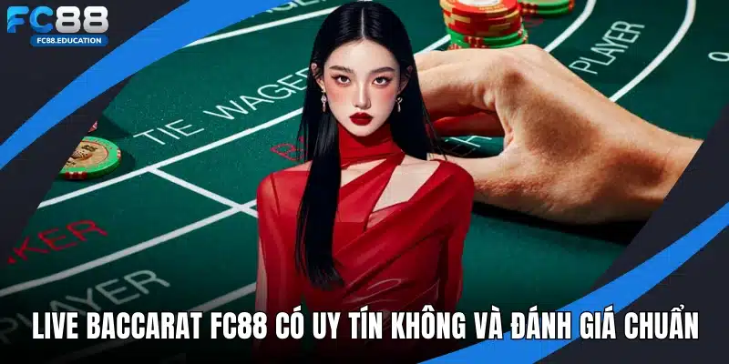 Live baccarat FC88 có uy tín không